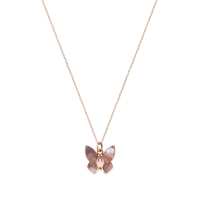 Κολιέ ALVIERO MARTINI 1A CLASSE Papillons necklace 1698714 Ροζ Χρυσό